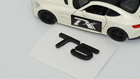 DK Tuning T5 Küçük Boy Siyah Bagaj Yazı Logo Volvo ile Uyumlu