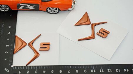 DK Tuning DS5 Çamurluk Bronz Logo Arma Yazı Seti Citroen İle Uyumlu