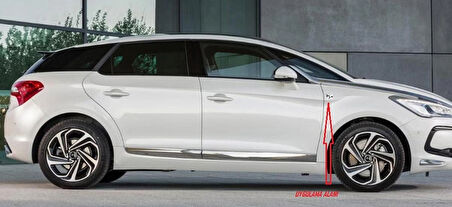 DK Tuning DS5 Çamurluk Bronz Logo Arma Yazı Seti Citroen İle Uyumlu