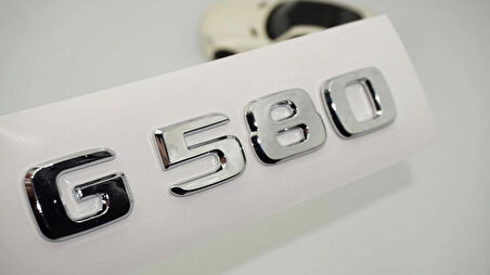 DK Tuning G580 Bagaj Krom ABS Yazı Logo Benz İle Uyumlu