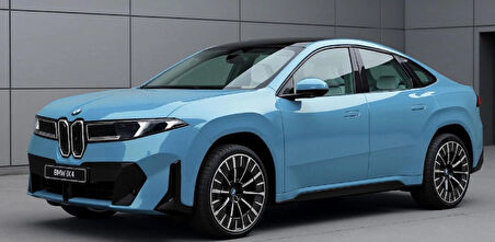 DK Tuning Yeni iX4 Bagaj Siyah Kırmızı ABS Yazı Logo Bmw İle Uyumlu