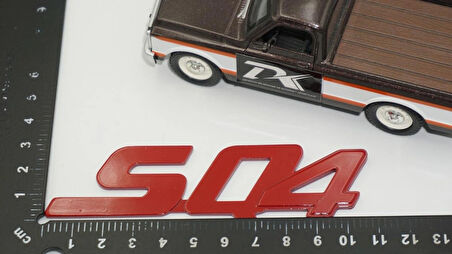 DK Tuning SQ4 Kırmızı Bagaj Logo Arma Maserati ile Uyumlu