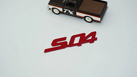 DK Tuning SQ4 Kırmızı Bagaj Logo Arma Maserati ile Uyumlu