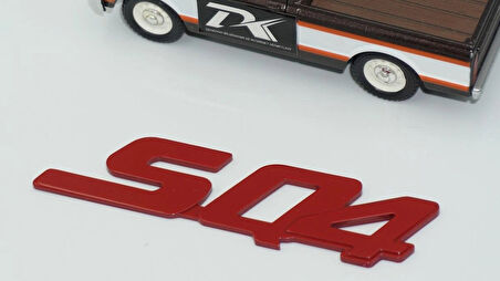 DK Tuning SQ4 Kırmızı Bagaj Logo Arma Maserati ile Uyumlu