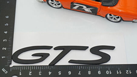 DK Tuning GTS Mat Siyah Bagaj Logo Arma Porsche ile Uyumlu