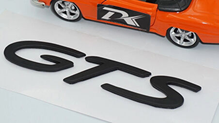DK Tuning GTS Mat Siyah Bagaj Logo Arma Porsche ile Uyumlu