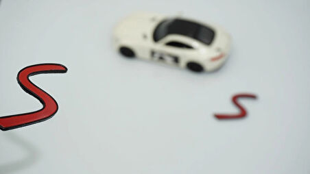 DK Tuning Mini Cooper S Çamurluk Yanı Siyah Kırmızı Logo Arma Seti