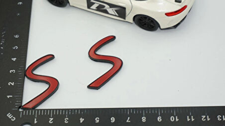 DK Tuning Mini Cooper S Çamurluk Yanı Siyah Kırmızı Logo Arma Seti