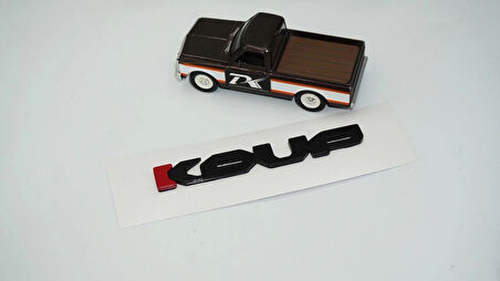 DK Tuning Kia Koup Kırmızı Siyah Bagaj Logo Arma Amblem