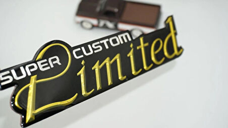 DK Tuning Süper Custom Limited Body Plaka 3M Metal Logo Arma