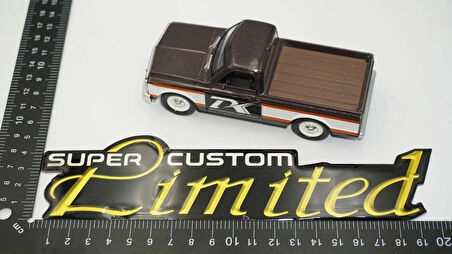 DK Tuning Süper Custom Limited Body Plaka 3M Metal Logo Arma