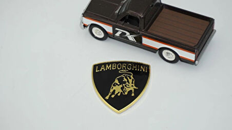 DK Tuning Lamborghini Kaput Body Krom Metal Logo Amblem