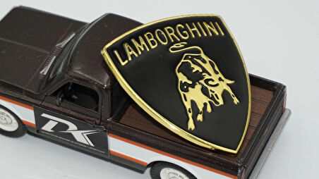 DK Tuning Lamborghini Kaput Body Krom Metal Logo Amblem