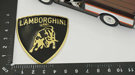 DK Tuning Lamborghini Kaput Body Krom Metal Logo Amblem