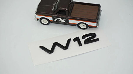 DK Tuning A8 D3 03-17 W12 Siyah Logo Amblem Arma Audi ile Uyumlu