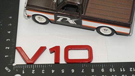 DK Tuning V10 Kırmızı ABS Bagaj Logo Amblem Arma Audi İle Uyumlu