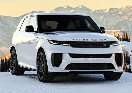 DK Tuning Range Rover Kaput Ve Bagaj Siyah Beyaz Yazı Logo Arma