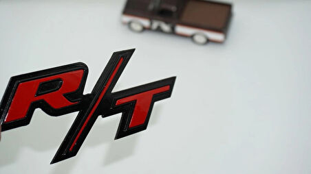 DK Tuning Challenger R/T Kırmızı Siyah Logo Arma Dodge ile Uyumlu