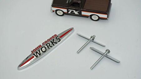 DK Tuning Mini John Cooper Works Ön Panjur 13cm Metal Logo Arma
