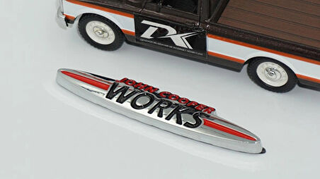 DK Tuning Mini John Cooper Works Bagaj 9cm Metal Logo Arma