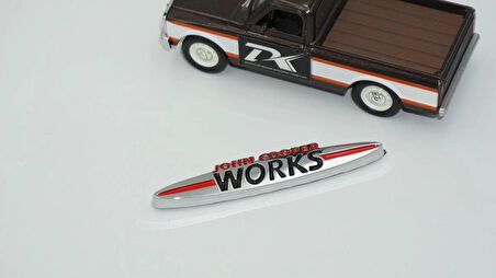 DK Tuning Mini John Cooper Works Bagaj 9cm Metal Logo Arma
