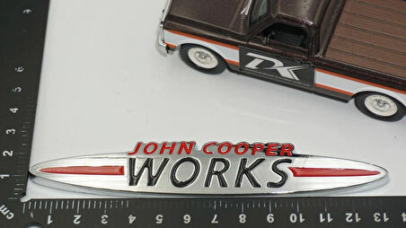 DK Tuning Mini John Cooper Works Bagaj 13cm Metal Logo Arma