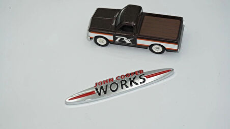 DK Tuning Mini John Cooper Works Bagaj 13cm Metal Logo Arma