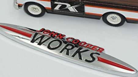 DK Tuning Mini John Cooper Works Bagaj 13cm Metal Logo Arma