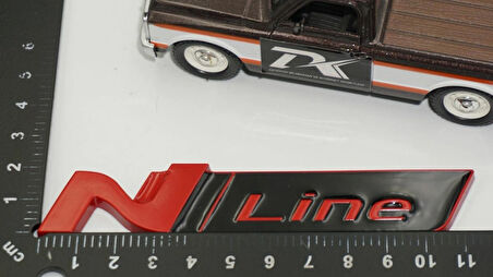 DK Tuning Hyundai N Line Bagaj Kırmızı Metal Logo Amblem Arma