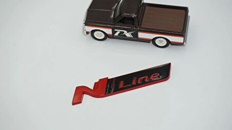 DK Tuning Hyundai N Line Bagaj Kırmızı Metal Logo Amblem Arma