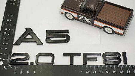 DK Tuning Audi A5 2.0 TFSi Parlak Siyah ABS Bagaj Yazı Logo Arma