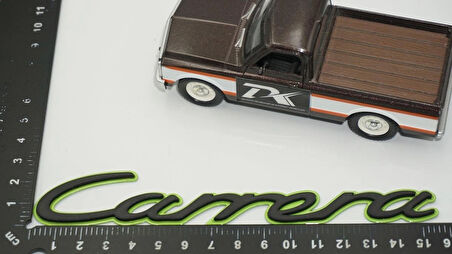 DK Tuning Porsche Carrera Yeşil Siyah ABS Yazı Logo Arma