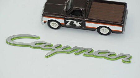 DK Tuning Porsche Cayman Yeşil Gri ABS Yazı Logo Arma