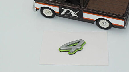 DK Tuning Porsche 4 Green Yeşil Gri ABS Yazı Logo Arma