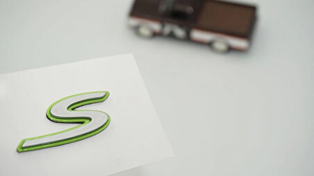 DK Tuning Porsche S Green Yeşil Gri ABS Yazı Logo Arma