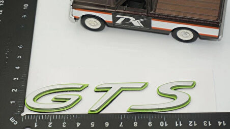 DK Tuning Porsche GTS Green Yeşil Gri ABS Yazı Logo Arma