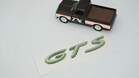 DK Tuning Porsche GTS Green Yeşil Gri ABS Yazı Logo Arma