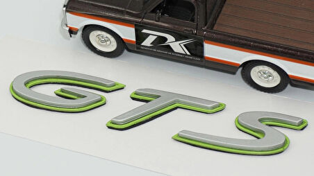 DK Tuning Porsche GTS Green Yeşil Gri ABS Yazı Logo Arma