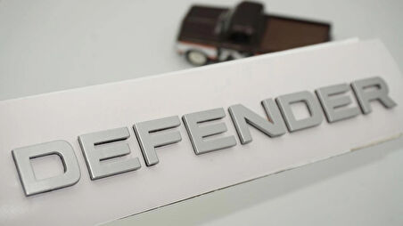 DK Tuning Land Rover Defender L663 Gri Bagaj Yazı Logo Arma