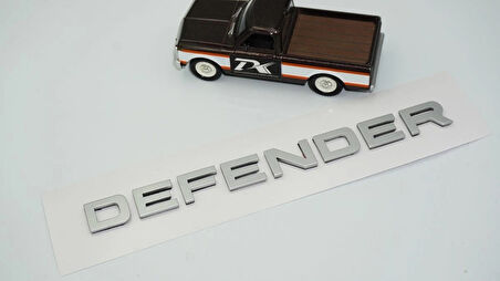 DK Tuning Land Rover Defender L663 Gri Bagaj Yazı Logo Arma