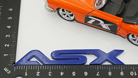 DK Tuning ASX Bagaj Mavi ABS 3M Yazı Logo Mitsubishi İle Uyumlu