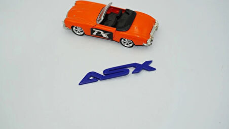 DK Tuning ASX Bagaj Mavi ABS 3M Yazı Logo Mitsubishi İle Uyumlu