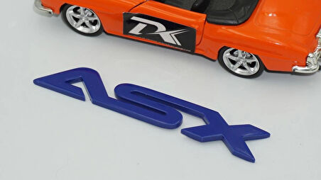 DK Tuning ASX Bagaj Mavi ABS 3M Yazı Logo Mitsubishi İle Uyumlu