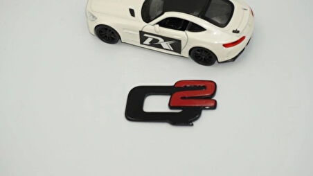 DK Tuning Alfa Romeo Q2 Kırmızı Siyah Bagaj Logo Arma