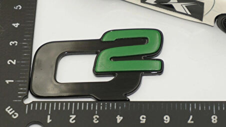 DK Tuning Alfa Romeo Q2 Yeşil Siyah Bagaj Logo Arma