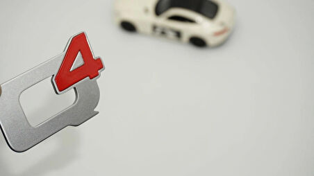 DK Tuning Alfa Romeo Q4 Kırmızı Gri Bagaj Logo Arma