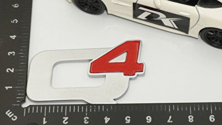 DK Tuning Alfa Romeo Q4 Kırmızı Gri Bagaj Logo Arma