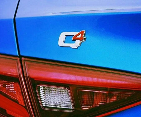 DK Tuning Alfa Romeo Q4 Kırmızı Gri Bagaj Logo Arma