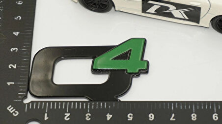 DK Tuning Alfa Romeo Q4 Yeşil Siyah Bagaj Logo Arma
