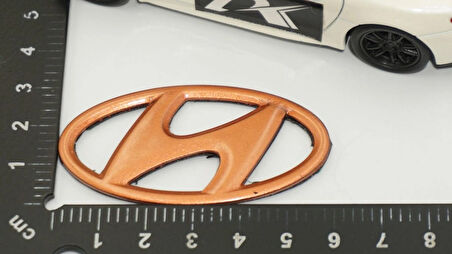 DK Tuning Hyundai Direksiyon Göbeği Bronz Logo Arma 5,9 Cm